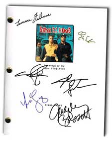 boyz n the hood autographed movie script