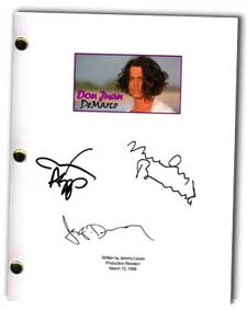 don juan demarco  signed movie script