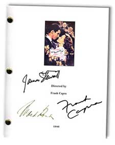 it's a wonderful life 1946 signed script