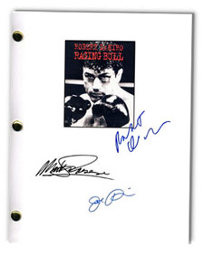 raging bull signed script
