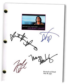 what's eating gilbert grape  signed script