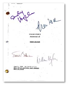 roman holiday signed script