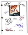 titanic signed script